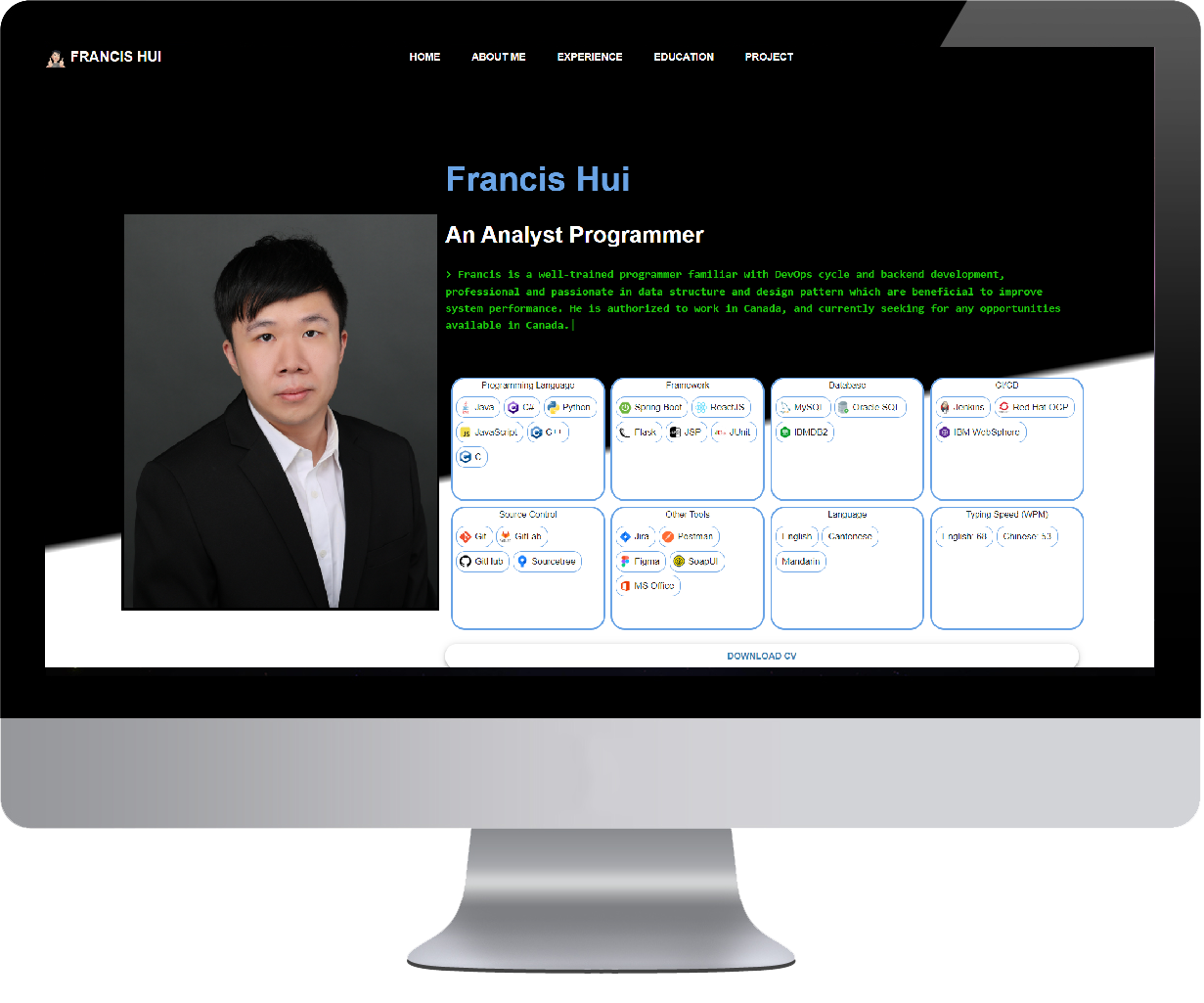 Francis' Personal Website